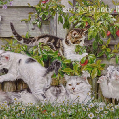 Happy Day2 - 293 hours
Grey Mounting board
18.5" x 33"
Laila and her 5th litter Happy Day2 - 293 hours
Grey Mounting board
18.5" x 33"
Laila and her 5th litter